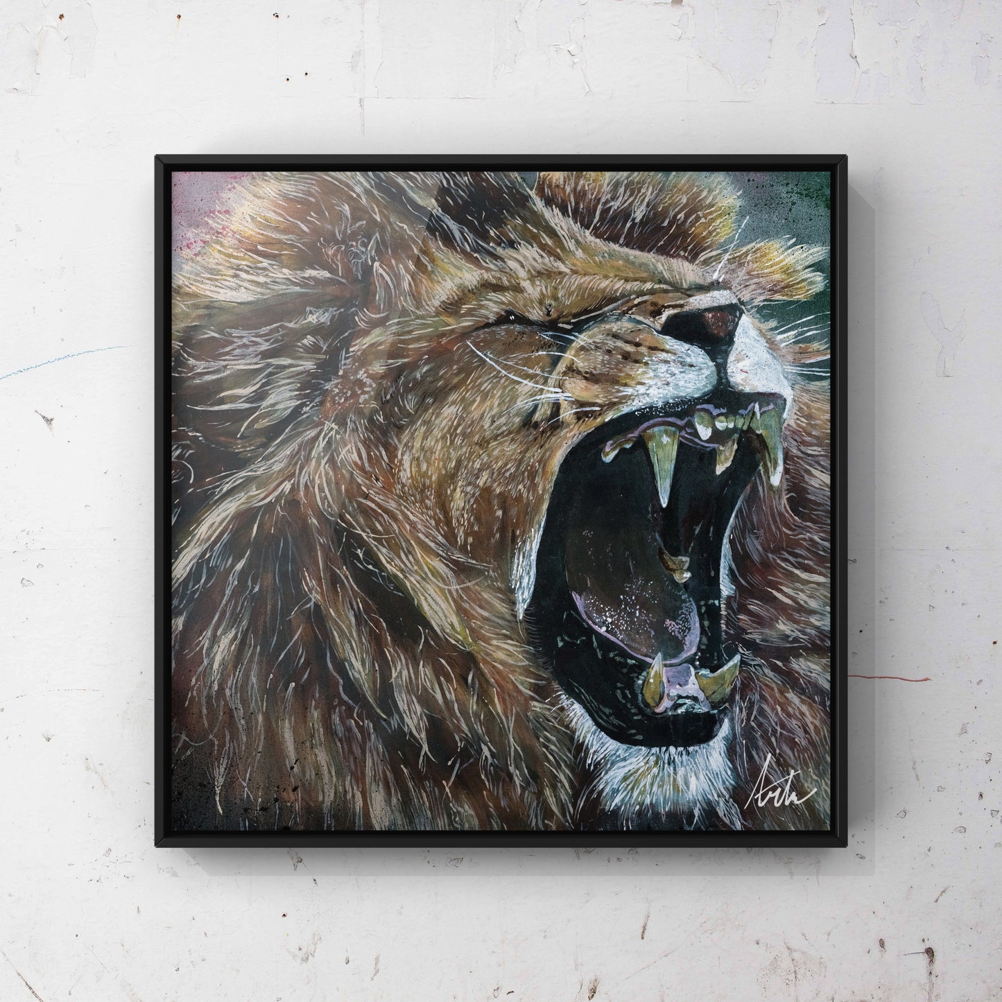 Palestinian Lion (30”x30”)