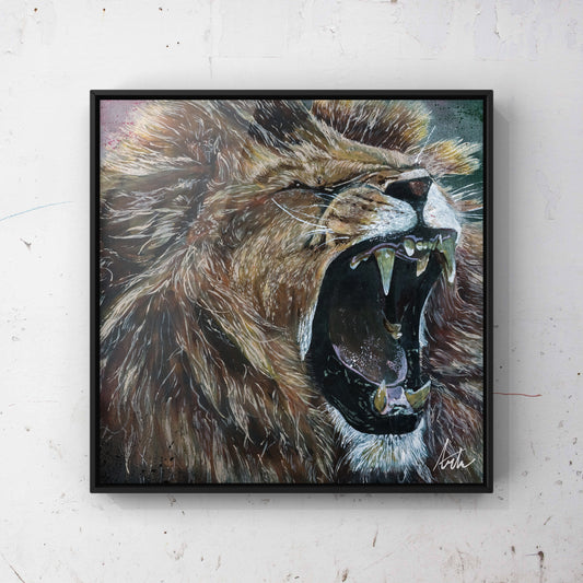 Palestinian Lion (30”x30”)